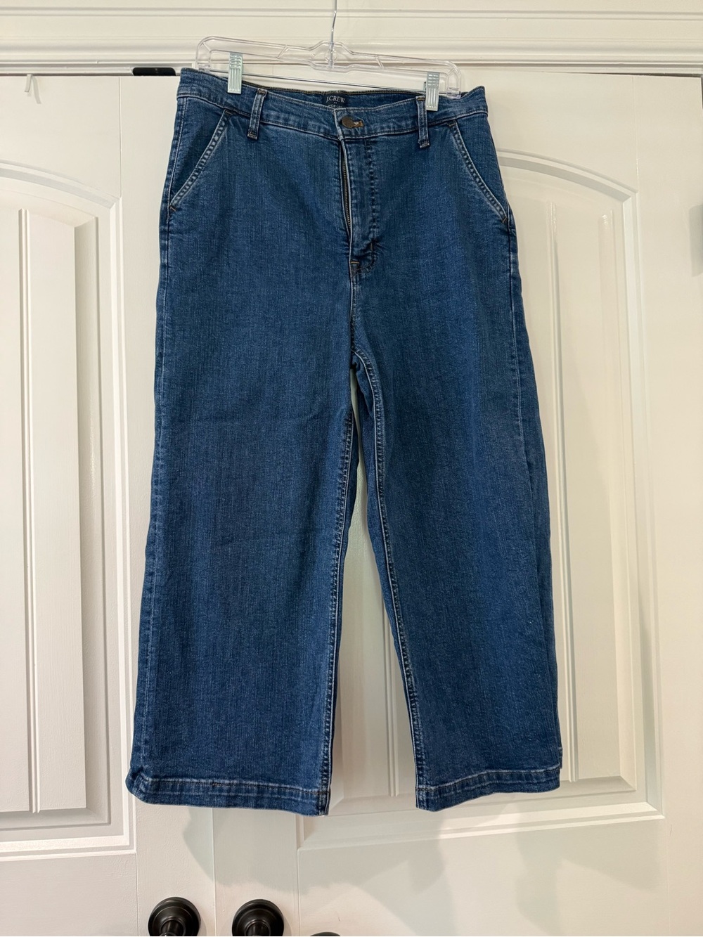 J Crew Mercantile Wide Leg Denim Jeans